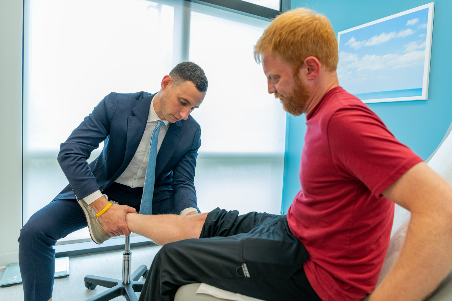 Dr. Garrett Schwarzman recently joined Flagler Health+ Orthopedic Specialists, where he enjoys getting patients back on the field or court after suffering a sports injury.